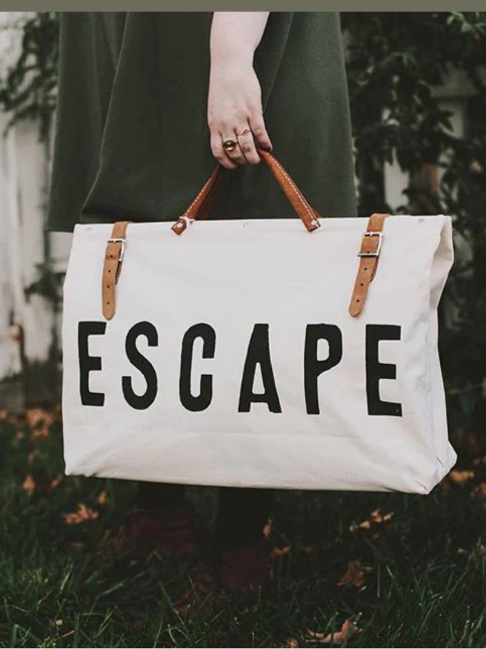 Forestbound Escape Canvas Utility Bag